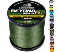 Beyond Braid Braided Fishing Line - Green 8X - No Fade/300Yards/50lb