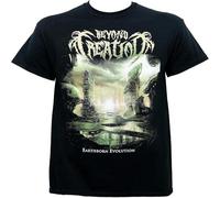 Beyond Creation Band Earthborn Album Cover Men Art T-Shirt Short Sleeve Cotton Tee(Medium)