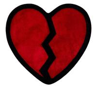 Beyond Deco Broken Heart Rug 35 inches, Hand Tufted Fluffy Living Room Decor Area Rugs, Handcrafted Perfect for Bedroom, Playroom, Kitchen, Non-Slip Bath Mat, Housewarming Gift…