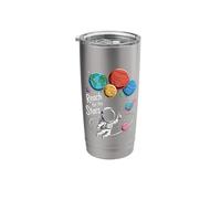 Beyond Earth Cosmic Explorer Moon Landing Art Stainless Steel Insulated Tumbler