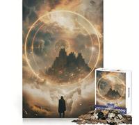Beyond Earthly Bounds Jigsaw 1000 Pieces for Teenagers Thinking Skill Leisure Pleasure Neat Edges Winter Gift (38x26cm)