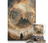 Beyond Earthly Bounds Puzzles for Adults 1000 Puzzles Smart Exercise Light Enjoyment Accurate Edges Holiday Treat (50x75cm)