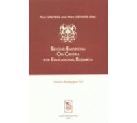 Beyond Empiricism : On Criteria for Educational Research