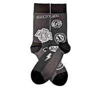 Beyond Happy AC/DC 'Back in Black' Official Licensed Unisex Ankle Socks (Cotton - UK SIZE 6-12)