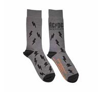 Beyond Happy AC/DC 'Back in Black' Official Licensed Unisex Ankle Socks (Cotton - UK SIZE 6-12) (UK, Numeric, 6, 11, Regular, Regular, Design 3)