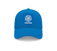 Beyond Happy Adjustable Yorkshire Baseball Cap - Heavy Duty Hat - Rubber Yorkshire Rose Badges - Unisex Design, Cotton Hat