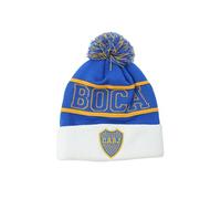 Beyond Happy Boca Ski Hat - Heavy Duty, Unisex, Classic CABJ Argentina Colours, Embroidery, One Size, Pom Pom Hat Multicolour
