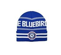 Beyond Happy Cardiff Football Bronx Hat & Scarf Set - Unisex Winter Beanie with Embroidered Club Patch (Hat)
