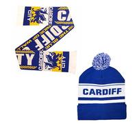 Beyond Happy Cardiff Hat and Scarf Set - Stylish Winter Set for Bluebirds Fans - Perfect Hat and Scarf for Football and Leisurewear - Ultimate Comfort and Warmth