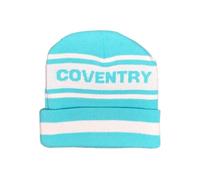 Beyond Happy Coventry Sky Blues Winter Hat - Coventry City Knitted Ski Hat - Unisex Hat 100% Acrylic (UK, Alpha, One Size, HAT Without Bobble)