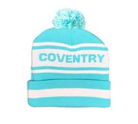 Beyond Happy Coventry Sky Blues Winter Hat - Coventry City Knitted Ski Hat - Unisex Hat 100% Acrylic (UK, Alpha, One Size, SKI HAT)