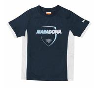 Beyond Happy Diego Maradona Argentina Football Legend Kids T-Shirt - Unisex, 100% Cotton, Youth Sizes (UK, Age, 13 Years, 14 Years, Regular, Blue)