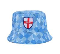 Beyond Happy England Bucket Hat - Traditional England Sun Hat, Unisex Design - Heavy Duty 70% Cotton (Cotton Blend, Blue)