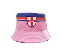 Beyond Happy England Bucket Hat - Traditional England Sun Hat, Unisex Design - Heavy Duty 70% Cotton (Cotton Blend, Pink)