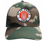 Beyond Happy FC. St Pauli Crest Baseball Cap Adults St Pauli Football Crest Baseball Cap (UK, Alpha, One Size, CAMO)