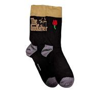 Beyond Happy Godfather Film Al Pacino Corleone Family Official Unisex Ankle Socks (Cotton Blend - UK Size 6-12) (UK, Numeric, 6, 11, Regular, Regular, Gold Finish)