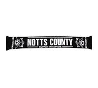 Beyond Happy Notts County Super Magpies Football Supporters Scarf (100% Acrylic)