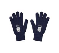 Beyond Happy Official England Rugby Fans Gloves - England RFU Cotton, Unisex, Navy Knitted Gloves (Adults)