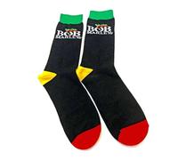 Beyond Happy Pair of Jamaica Legend & Lion of Judah Flag Socks for Rastas, Mary Jane & Reggae Lovers (UK 6-12, Cotton)