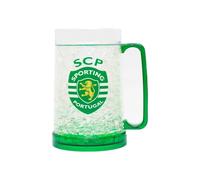 Beyond Happy Sporting Lisbon CP Official Freezer 16oz Tankard for Ice Cold Drinks (16cm in Height)