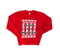 Beyond Happy Sunderland Christmas Sweatshirt - Mackems Heavy Duty Festive Jumper - 100% Cotton Unisex Jumper (UK, Alpha, M, Regular, Regular, Sunderland)