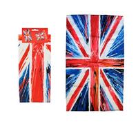 Beyond Happy Union Jack Artistic Flag Tea Towel - 100% Cotton Heavy Duty British Souvenir Gift for Kitchen