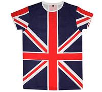 Beyond Happy Unisex Union Jack Flag T-Shirt, VE Day 80th Anniversary Union Flag T-Shirt, VE Day T-Shirt, Union Jack T-Shirt (UK, Alpha, One Size, Regular, Regular, M)