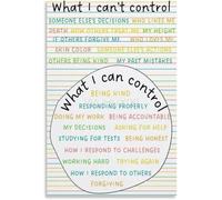 Beyond My Control Poster Mental Health Art | Validates feelings of helplessness in difficult times(Unframed,12x18inch(30x45cm))