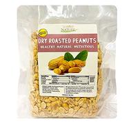 Beyond Nature Dry Roasted Peanuts - Unsalted 2 Pound (32 oz) Vacuum Sealed Non GMO, No Oil & No Salt, Low Carb, Keto Friendly & Vegan Snack