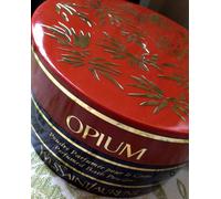BEYOND RARE HUGE 120G YSL OPIUM VINTAGE PARFUMED TALCUM TALC DUSTING BODY POWDER