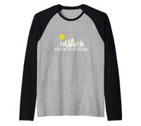 Beyond The City, Into The Wild Raglan Baseball Tee