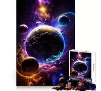 Beyond The Galaxies Jigsaw 1000 Pieces for Adults Focus Ability Time Well Spent Interlock Well Xmas Surprise (38x26cm)