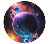Beyond The Horizon Galaxie 1000Pc Adults Jigsaw Puzzle Round Puzzles for 1000 Piece DIY Home Decor Gift, Adult Brain Teaser (Size 67.5x67.5cm)