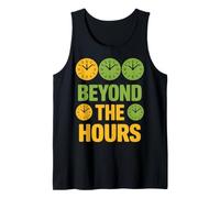 Beyond The Hours Clocks Typography Design Tank Top
