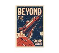 Beyond The Solar System Canvas Poster Wall Art Decor Print Picture Paintings for Living Room Bedroom Decoration 12x18inch(30x45cm)