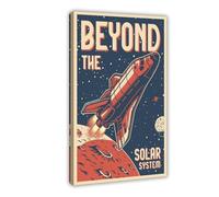 Beyond The Solar System Canvas Poster Wall Art Decor Print Picture Paintings for Living Room Bedroom Decoration 12x18inch(30x45cm)
