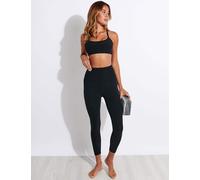Beyond Yoga Spacedye Walk And Talk Cropped Leggings Black
