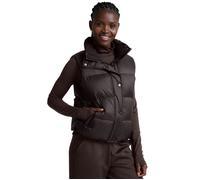 Beyond Yoga Women's Big Cozy Puffer Vest - Dark Chocolate - Brown - Size: Medium