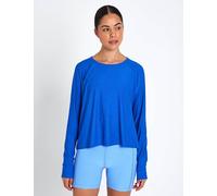 Beyond Yoga Women's Featherweight Daydreamer Pullover - Court Blue Heather - Size: XS