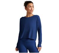 Beyond Yoga Women's Featherweight Daydreamer Pullover - Marine Blue Heather - Size: Medium
