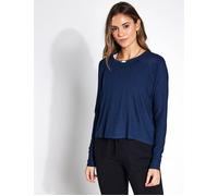 Beyond Yoga Women's Featherweight Daydreamer Pullover - Nocturnal Navy - XS - Blue