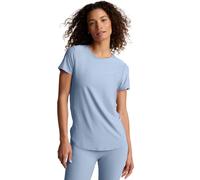 Beyond Yoga Women's Featherweight On The Down Low Tee - Blue Zen Heather - Size: Medium