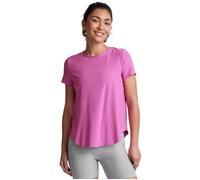 Beyond Yoga Women's Featherweight On The Down Low Tee - Sunset Violet Heather - Pink - Size: Small