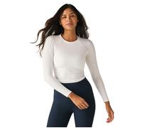 Beyond Yoga Women's Featherweight Your Fit Long Sleeve Top - Cloud White - Size: Large