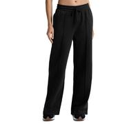 Beyond Yoga Women's LuxeFleece Pintuck Wide Leg Pant - Black - Size: XL