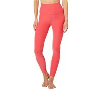 Beyond Yoga Women's Spacedye Caught in The Midi High Waisted Legging, Coral Glow Heather, M