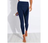 Beyond Yoga Women's Spacedye Caught In The Midi High Waisted Legging - Nocturnal Navy - XS - Blue