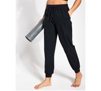 Beyond Yoga Women's Spacedye Commuter Midi Jogger - Darkest Night - Black - Size: Large