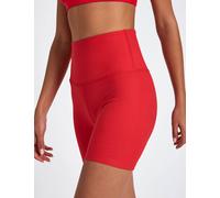 Beyond Yoga Women's Spacedye Keep Pace 5" Biker Short - Candy Apple Red Heather - Size: XL
