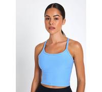 Beyond Yoga Women's Spacedye Slim Racerback Cropped Tank - Flower Blue Heather - Size: Medium